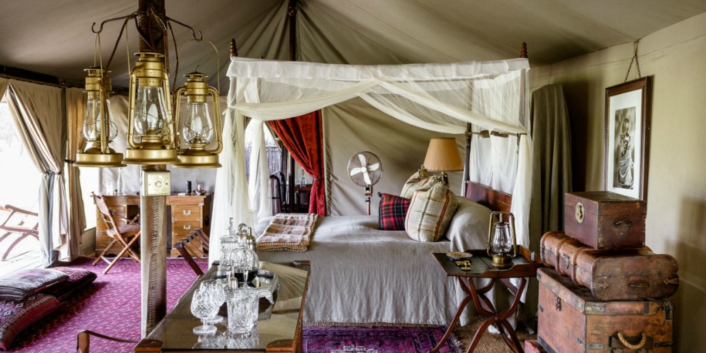 Singita Sabora Tented Camp bedroom
