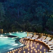 Poolside in the Forest in Bali