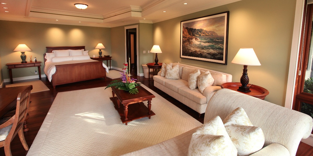 Luxurious Bedrooms at Oahu in Hawaii