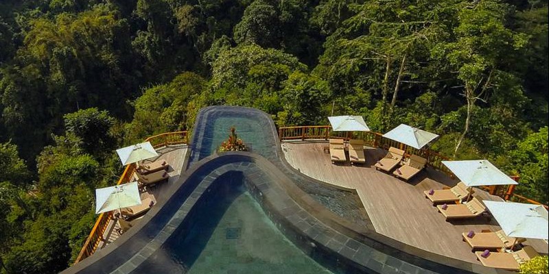 Spectacular Pool at Hanging Gardens of Bali
