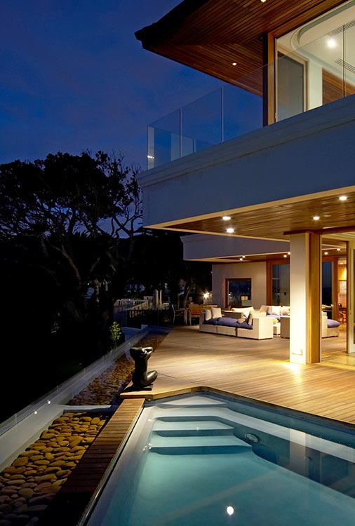 Villa-and-Swiming-Pool-at-night---Ellerman-Villa---Cape-Town-d